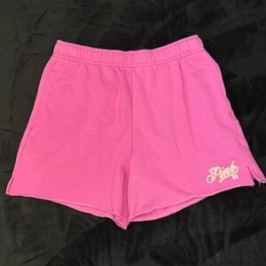 Victoria’s Secret PINK Pink Fleece Lounge Shorts Size M